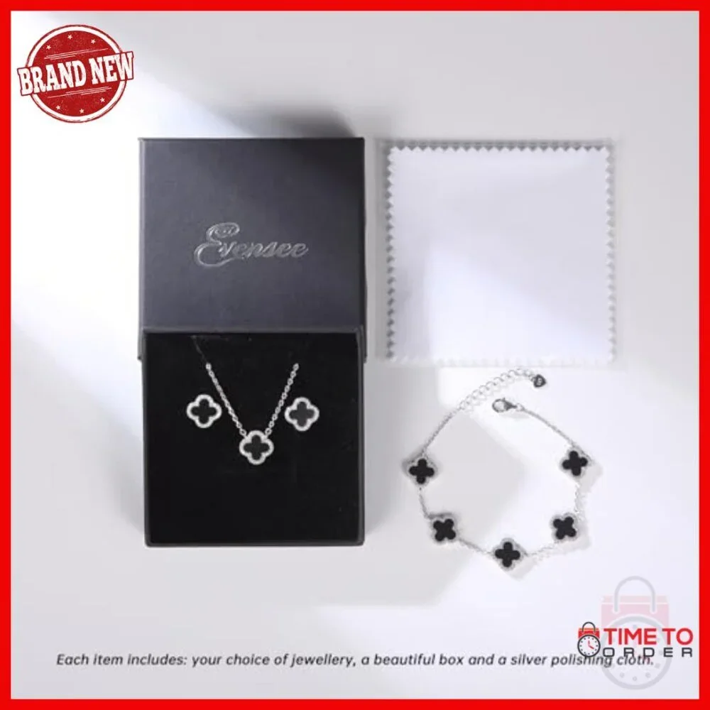 925 Sterling Silver Adjustable Malachite Clover Charm Bracelet